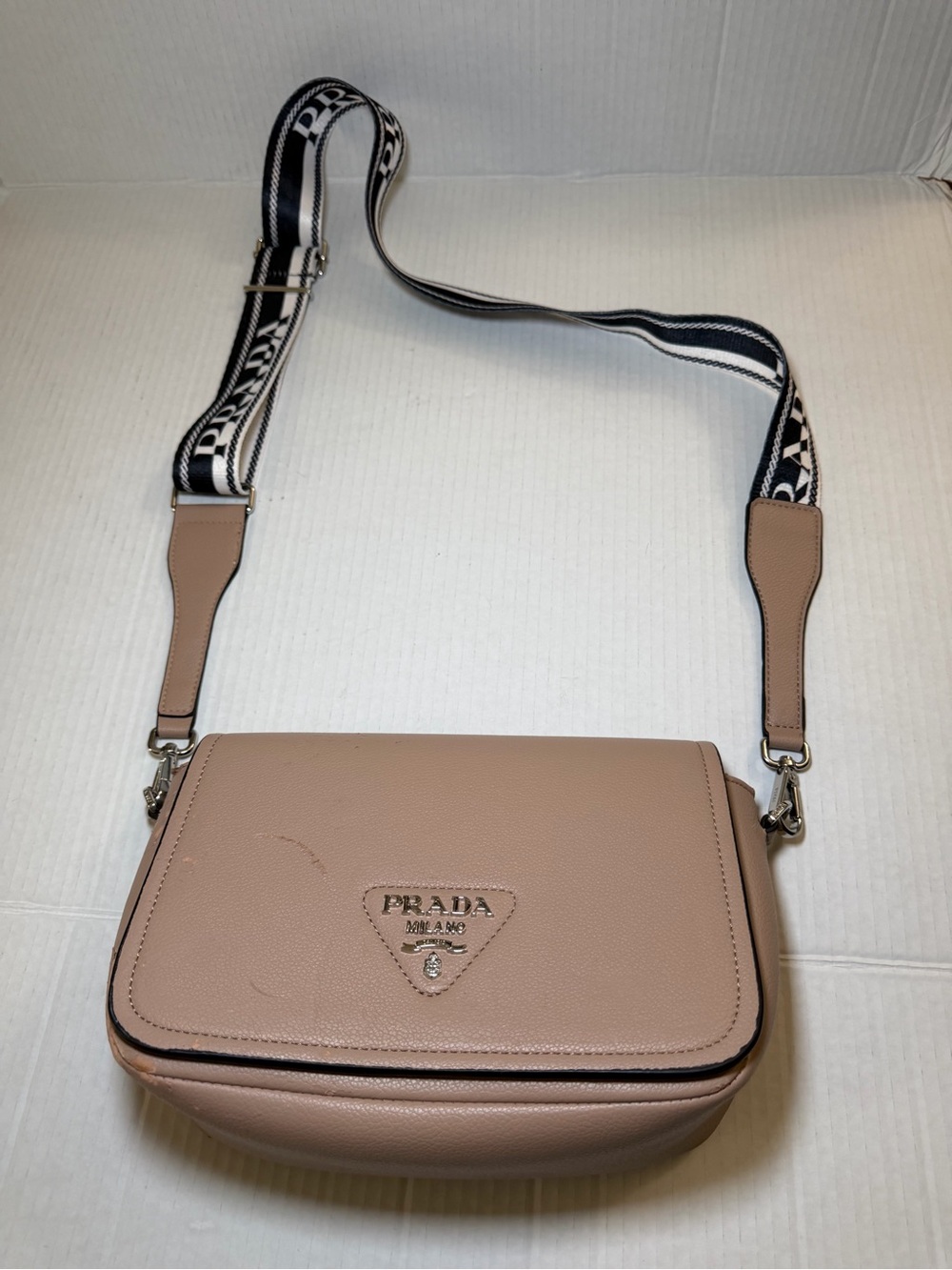 Prada Purse Bag (Leather Damage)For Parts Or Repair